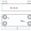 B3-12-30 Plattenwärmetauscher mit 4x3/4 Zoll Anschluss Wärmetauscher Heizung  pöl